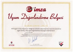 E-imza Uyum Değerlendirme Belgesi